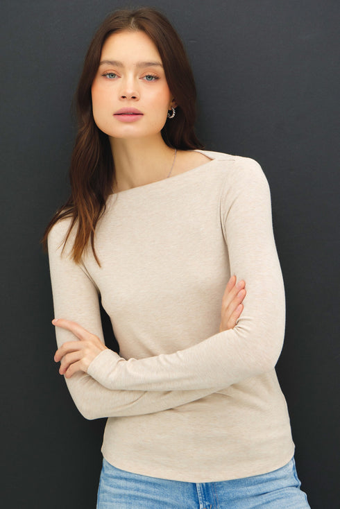 BASIC BOAT NECK TOP